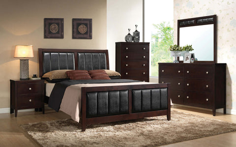 Bradenton 4-piece Eastern King Bedroom Set CappuccinoCappuccino