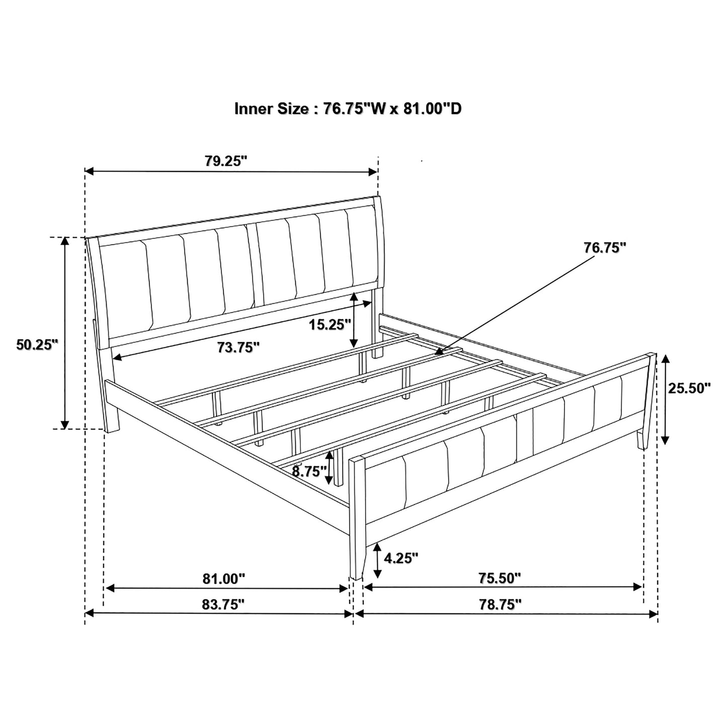 eastern king bed