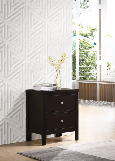 Bradenton 2-drawer Nightstand CappuccinoCappuccino