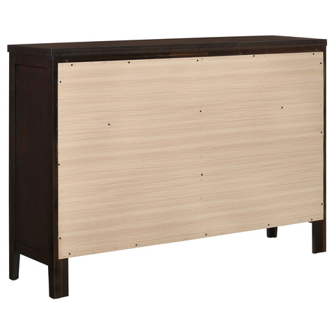 Bradenton 6-drawer Dresser CappuccinoCappuccino