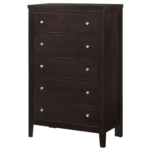 Bradenton 5-drawer Bedroom Chest CappuccinoCappuccino