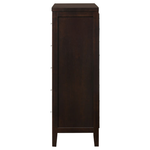 Bradenton 5-drawer Bedroom Chest CappuccinoCappuccino