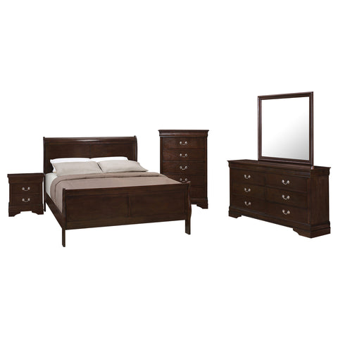 Kravitz Philippe 5-piece Eastern King Bedroom Set CappuccinoCappuccino