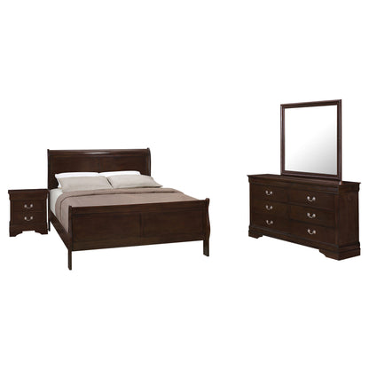 Kravitz Philippe 4-piece Queen Bedroom Set CappuccinoCappuccino