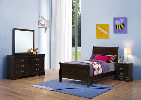 Kravitz Philippe 4-piece Twin Bedroom Set CappuccinoCappuccino