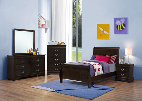 Kravitz Philippe 5-piece Twin Bedroom Set CappuccinoCappuccino