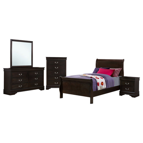 Kravitz Philippe 5-piece Twin Bedroom Set CappuccinoCappuccino