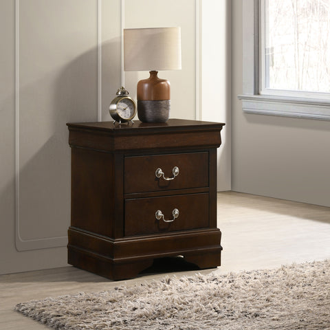 Kravitz Philippe 2-drawer Nightstand CappuccinoCappuccino