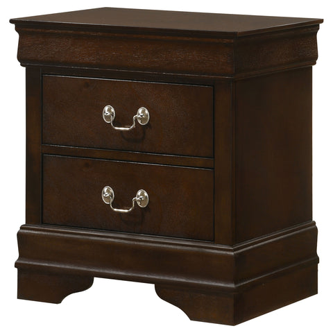 Kravitz Philippe 2-drawer Nightstand CappuccinoCappuccino