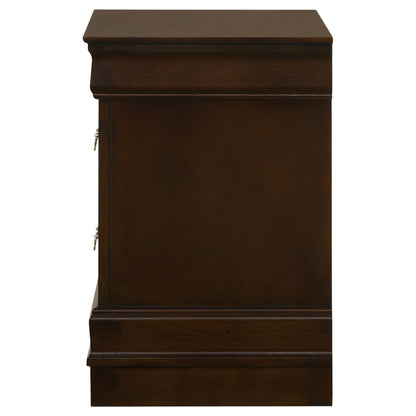 Kravitz Philippe 2-drawer Nightstand CappuccinoCappuccino