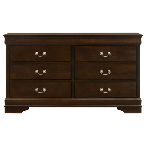 Kravitz Philippe 6-drawer Dresser CappuccinoCappuccino