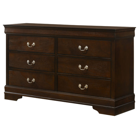 Kravitz Philippe 6-drawer Dresser CappuccinoCappuccino