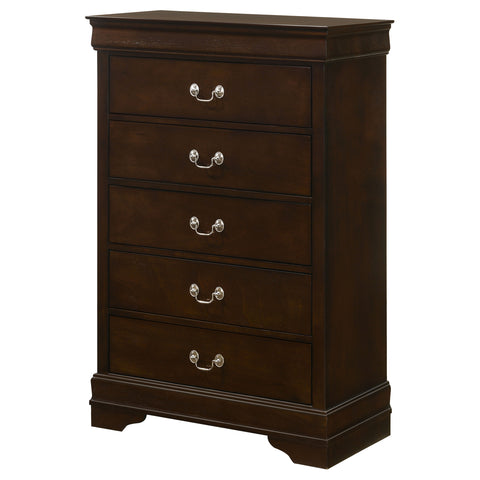 Kravitz Philippe 5-drawer Bedroom Chest CappuccinoCappuccino