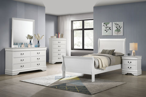 Kravitz Philippe 5-piece Twin Bedroom Set WhiteWhite