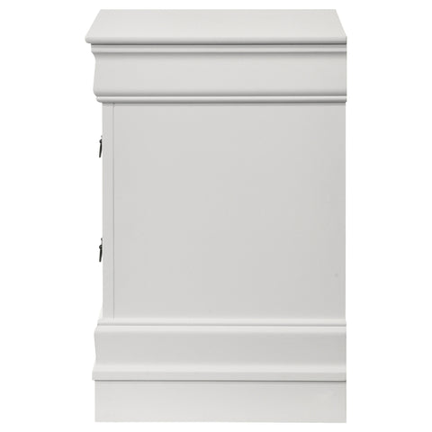 Kravitz Philippe 2-drawer Nightstand Bedside Table WhiteWhite