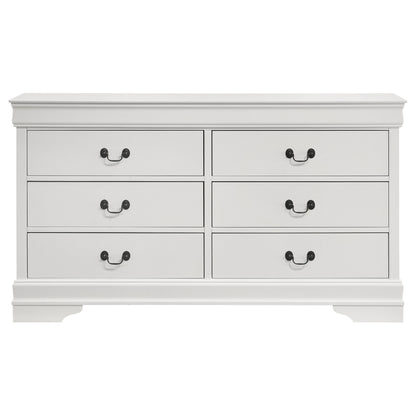 Baker Philippe 6-drawer Dresser White