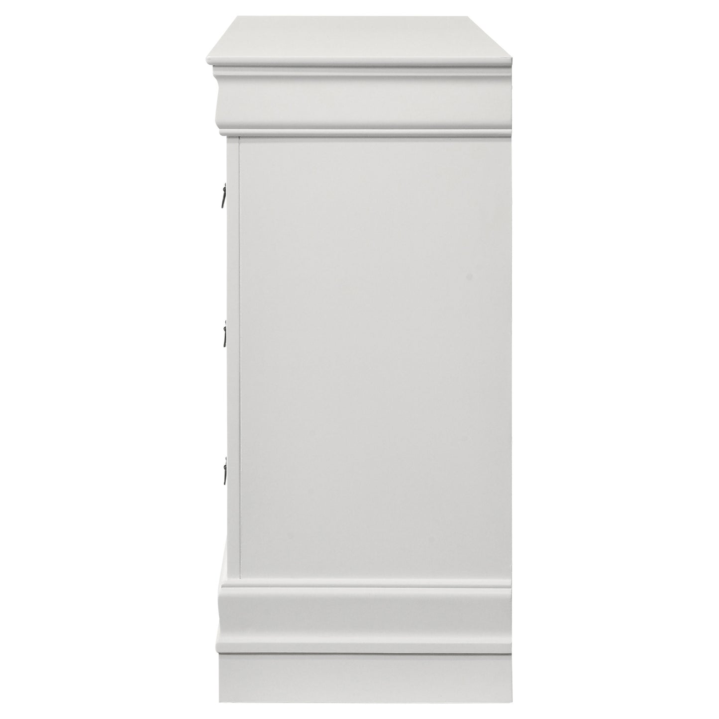 baker philippe 6-drawer dresser white