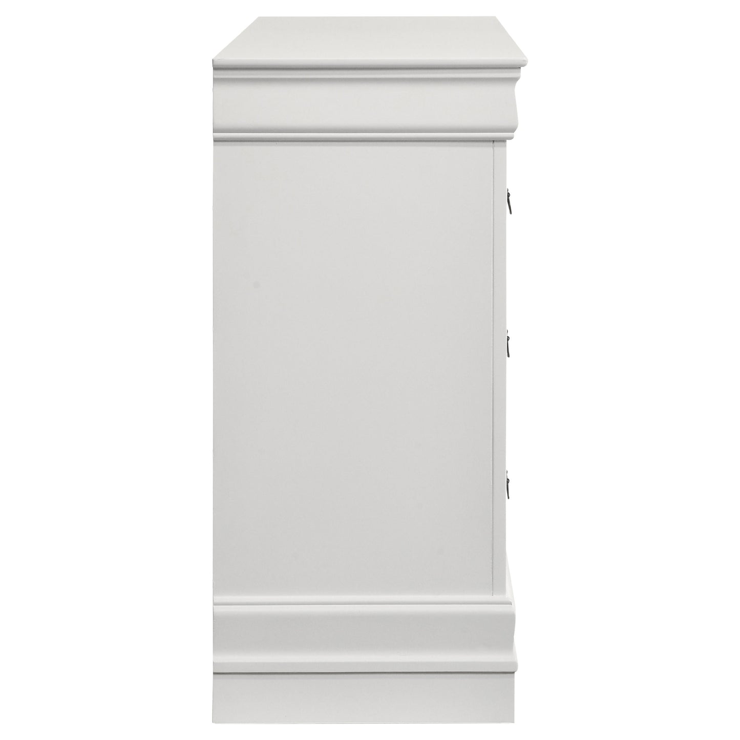 baker philippe 6-drawer dresser white