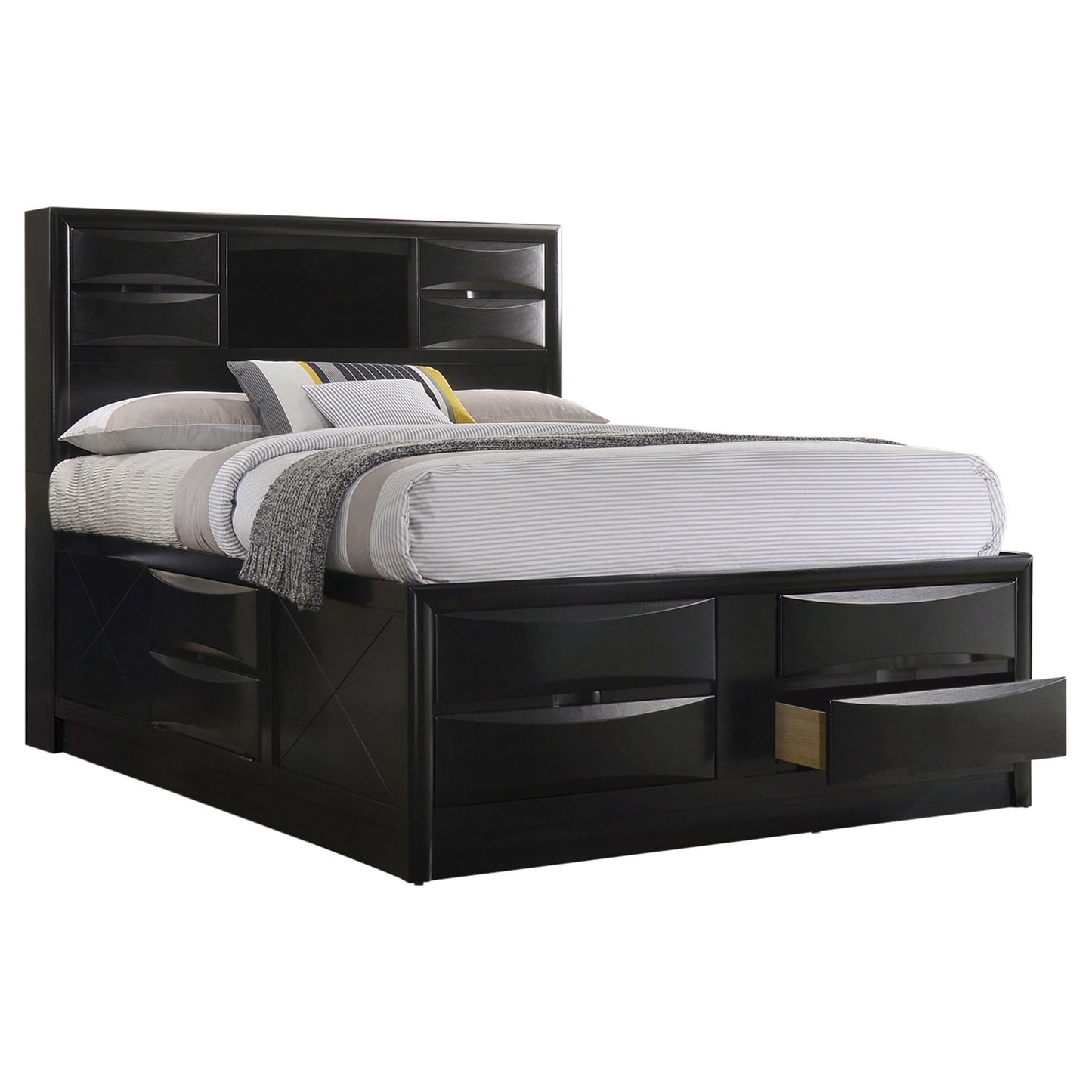 arrington 4-piece california king bedroom set black