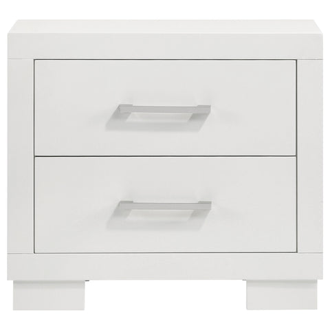 Rosalie 4-piece Eastern King LED Bedroom Set Cream WhiteSnow White