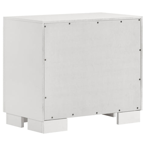 Vicente 5-piece Eastern King LED Bedroom Set Snow White