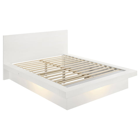 Yvette 5-piece Queen LED Bedroom Set Snow White