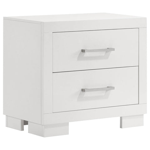 Yvette 5-piece Queen LED Bedroom Set Snow White