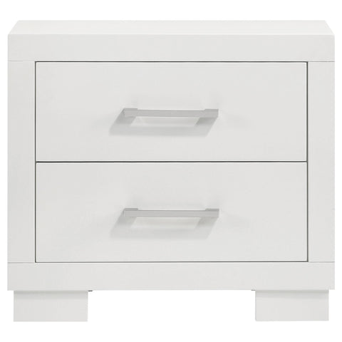 Yvette 5-piece Queen LED Bedroom Set Snow White
