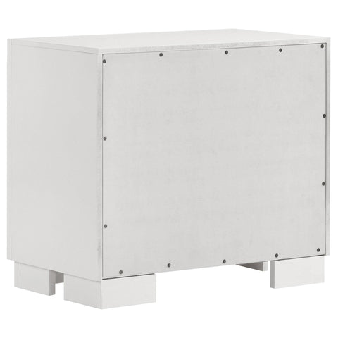 Yvette 5-piece Queen LED Bedroom Set Snow White