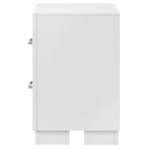 Rosalie 2-drawer Nightstand Cream WhiteSnow White