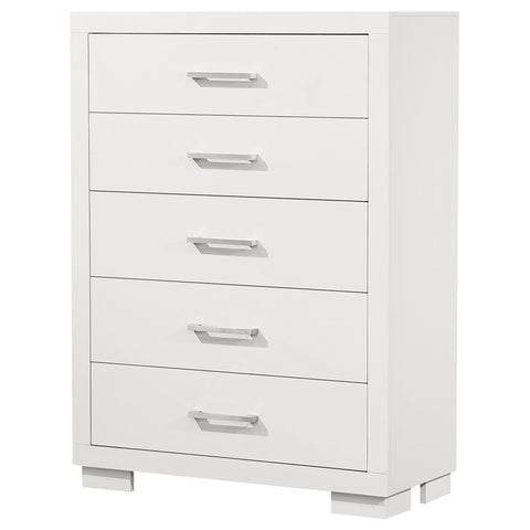 Rosalie 5-drawer Bedroom Chest Cream WhiteSnow White