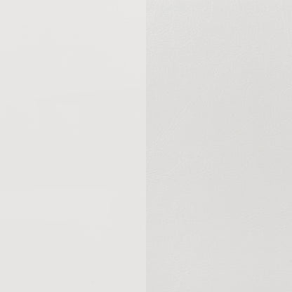 Mikayla Wood Eastern King LED Panel Bed White High GlossWhite High Gloss