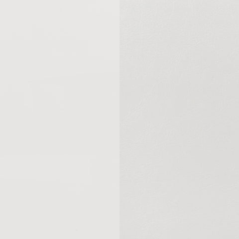 Mikayla Wood Eastern King LED Panel Bed White High GlossWhite High Gloss