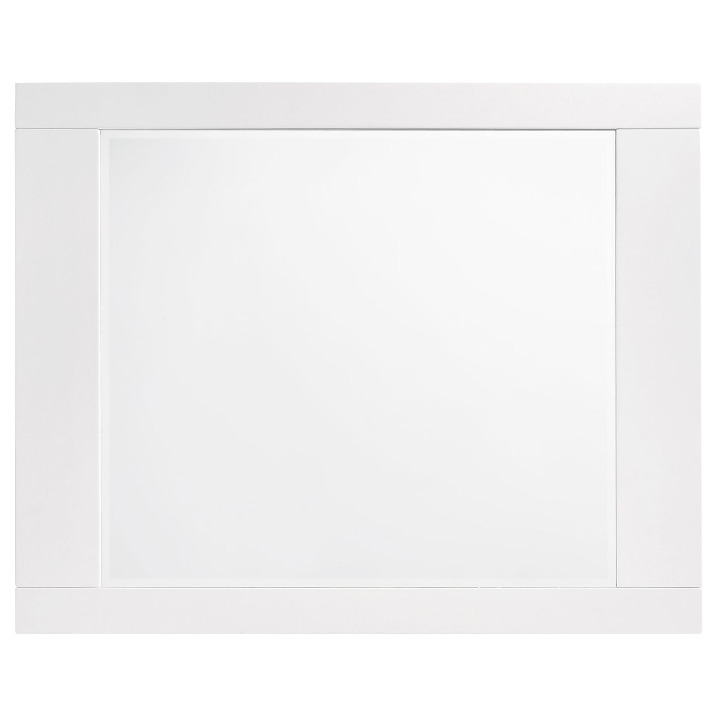 zabka 5-piece full bedroom set white high gloss