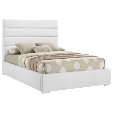 Zabka 53-inch Upholstered Full Platform Bed White