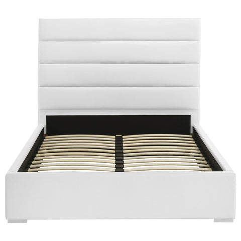 Zabka 53-inch Upholstered Full Platform Bed White