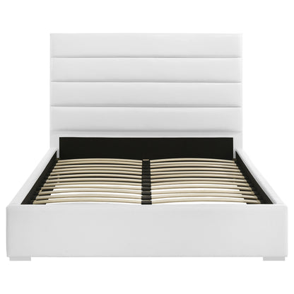 Zabka 53-inch Upholstered Queen Platform Bed White