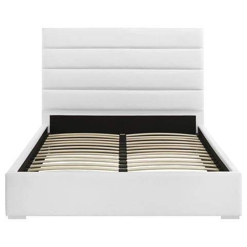 Zabka 53-inch Upholstered Queen Platform Bed White