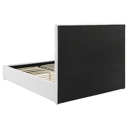 Zabka 53-inch Upholstered Queen Platform Bed White