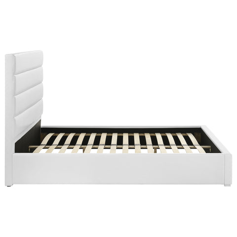Zabka 53-inch Upholstered Queen Platform Bed White