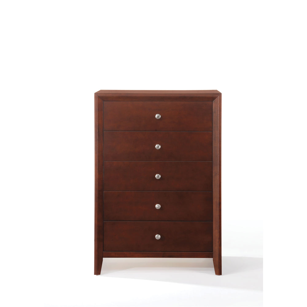 alair chest, brown cherry finish