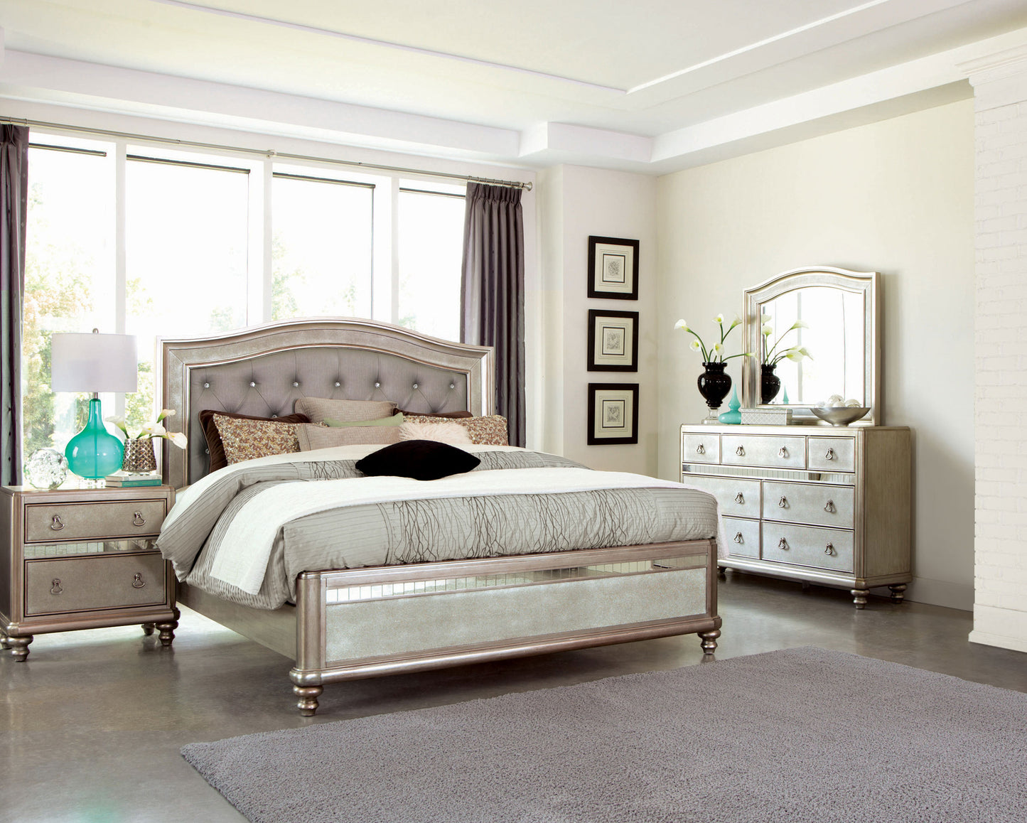 queen bed 4 pc set