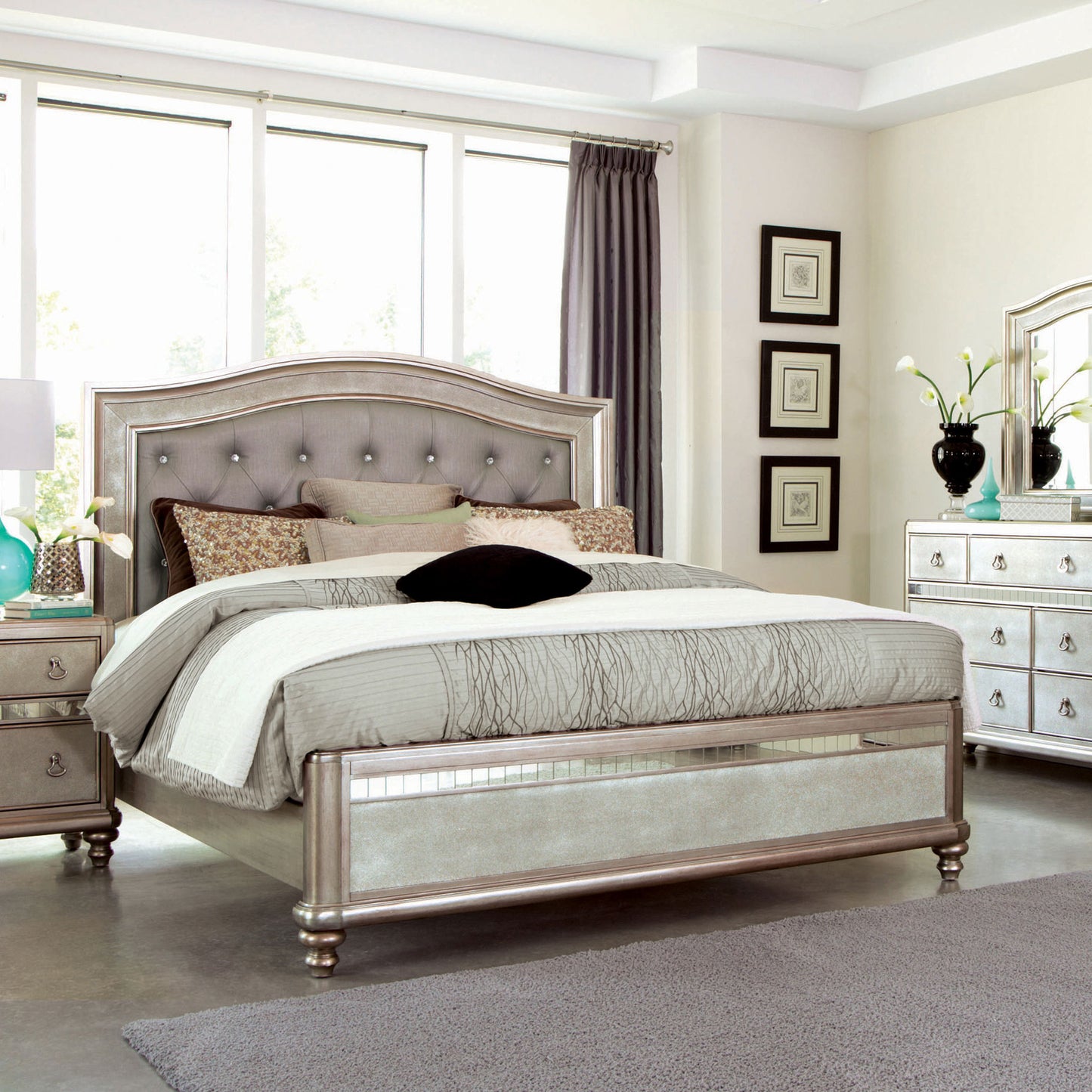 queen bed