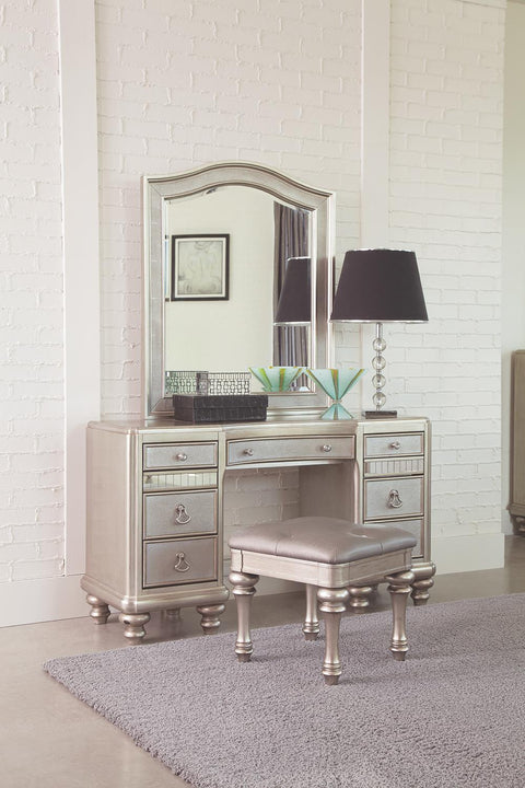 Lainey Game Vanity Mirror Metallic Platinum