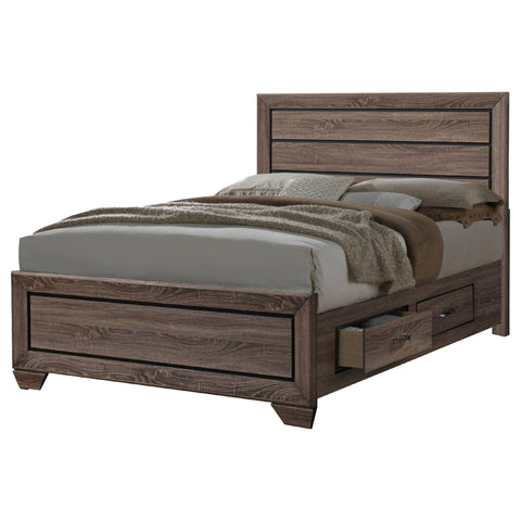 Danika 4-piece Queen Bedroom Set Washed TaupeWashed Taupe