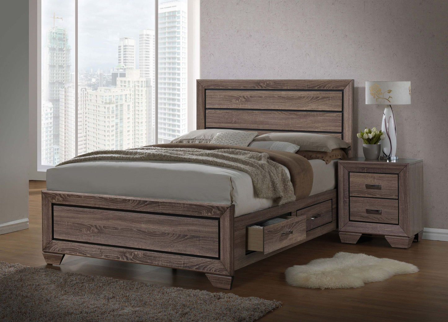 queen bed 4 pc set