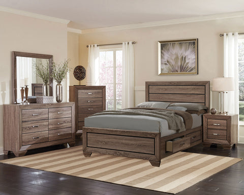 Danika 5-piece Queen Bedroom Set Washed TaupeWashed Taupe