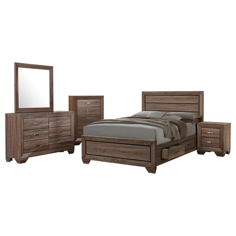 Danika 5-piece Queen Bedroom Set Washed TaupeWashed Taupe