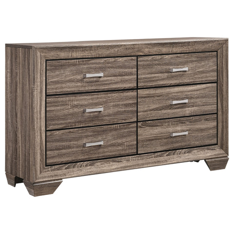 Cyclamen 5-piece California King Bedroom Set Washed Taupe