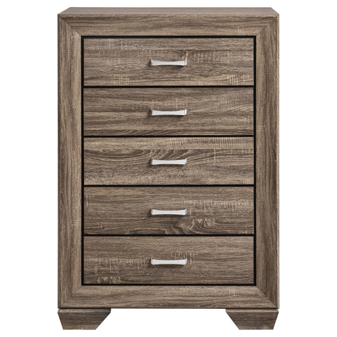 Cyclamen 5-piece California King Bedroom Set Washed Taupe
